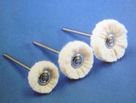 Miniature brushes (MB-H), wheels - cotton yarn