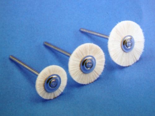 Miniature brushes (MB-H), goat hair white