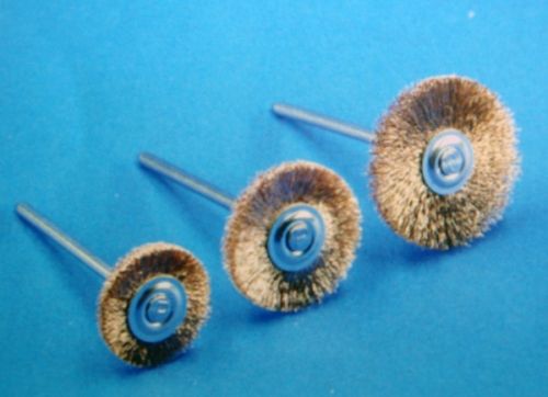 Miniature brushes (MB-H), brass wire, 0.08 mm