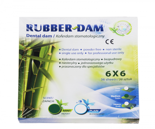 Rubber dam sheets/