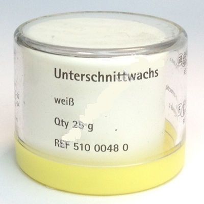 Undercut wax