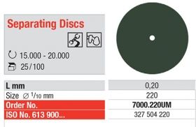 Separating Disc 7000.220UM